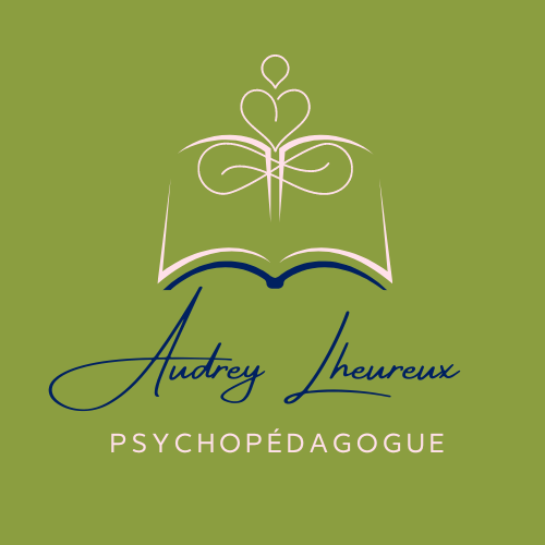 Plaque ronde Audrey Lheureux - psychopédagogue